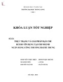 Khóa luận tốt nghiệp: Thực trạng và các giải pháp hạn chế rủi ro tín dụng tại Chi nhánh Ngân hàng Công thương Hai Bà Trưng