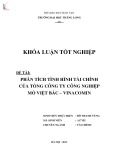 Khóa luận tốt nghiệp: Phân tích tình hình tài chính của Tổng công ty Công nghiệp mỏ Việt Bắc - Vinacomin