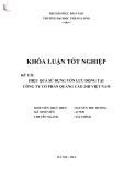 Khóa luận tốt nghiệp: Nâng cao hiệu quả sử dụng vốn lưu động tại Công ty Cổ phần Quảng cáo 24h Việt Nam