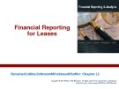 Lecture Financial reporting and analysis (6/e) - Chapter 12: Financial reporting for leases