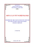 Khóa luận tốt nghiệp: Tình hình thực hiện Chương trình nông thôn mới tại xã Quảng Phước, huyện Quảng Điền, tỉnh Thừa Thiên Huế