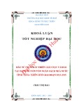 Khóa luận tốt nghiệp: Đầu tư cho phát triển giáo dục và đào tạo bằng nguồn vốn ngân sách Nhà nước tỉnh Thừa Thiên Huế giai đoạn 2013-2015