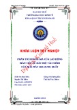 Khóa luận tốt nghiệp: Phân tích đánh giá của lao động gián tiếp về đãi ngộ tài chính của Nhà máy Bia Dung Quất