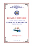 Khóa luận tốt nghiệp: Đánh giá  hiệu quả hoạt động kinh doanh tại Công ty TNHH xây dựng Thiên An Hải giai đoạn 2012-1014