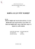 Khóa luận tốt nghiệp: Hoàn thiện kế toán bán hàng và xác định kết quả bán hàng tại Công ty TNHH thương mại và dịch vụ Liên Minh