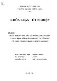 Khóa luận tốt nghiệp: Hoàn thiện kế toán tiêu thụ và xác định kết quả tiêu thụ tại Công ty Cổ phần Thương mại Vận tải Xuân Hồng