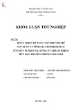 Khóa luận tốt nghiệp: Hoàn thiện kế toán tập hợp chi phí sản xuất và tính giá thành dịch vụ tổ chức sự kiện tại Công ty Trách nhiệm hữu hạn Truyền thông Unicomm