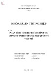 Khóa luận tốt nghiệp: Phân tích tình hình tài chính tại Công ty TNHH Thương mại quốc tế Việt Mỹ