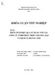 Khóa luận tốt nghiệp: Phân tích hiệu quả sử dụng vốn tại Công ty TNHH Phát triển Thương mại và Dịch vụ Hoàng Anh