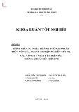 Khóa luận tốt nghiệp: Đánh giá các nhân tố ảnh hưởng tới cấu trúc vốn của doanh nghiệp: Nghiên cứu tại các Công ty Niêm yết trên Sàn chứng khoán Hồ Chí Minh