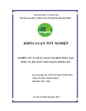 Khóa luận tốt nghiệp Hệ thống thông tin địa lý: Nghiên cứu áp dụng mạng Neuron nhân tạo phục vụ bài toán nhận dạng trong GIS