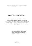 Khóa luận tốt nghiệp Hệ thống thông tin địa lý: Ứng dụng hệ thống thông tin địa lý (Geographic Information System) đánh giá thích nghi cà phê tại huyện Di Linh tỉnh Lâm Đồng