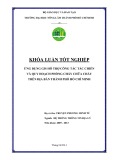 Khóa luận tốt nghiệp Hệ thống thông tin địa lý: Ứng dụng GIS hỗ trợ công tác tác chiến và quy hoạch phòng cháy chữa cháy trên địa bàn thành phố Hồ Chí Minh