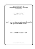 Luận văn Thạc sĩ Địa lý học: Thực trạng và chiến lược phát triển du lịch tỉnh Bình Dương giai đoạn 2011-2020