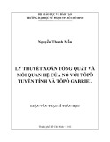 Luận văn Thạc sĩ Toán học: Lý thuyết xoắn tổng quát và mối quan hệ của nó với Tôpô tuyến tính và Tôpô Gabriel