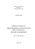 Luận án Tiến sĩ Y học: Nghiên cứu xơ hóa gan ở bệnh nhân bệnh gan mạn bằng đo đàn hồi gan thoáng qua đối chiếu với mô bệnh học