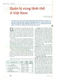 Quản lý vùng lãnh thổ ở Việt Nam