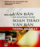 Giáo trình Văn bản và phương pháp soạn thảo văn bản trong quản lý: Phần 2