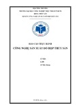 Báo cáo thực hành: Công nghệ sản xuất đồ hộp thủy sản