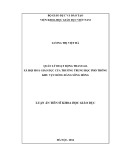 Luận án Tiến sĩ Khoa học giáo dục: Quản lý hoạt động tham gia xã hội hoá giáo dục của trường Trung học phổ thông khu vực đồng bằng sông Hồng
