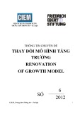 Thông tin chuyên đề Thay đổi mô hình tăng trưởng - Renovation of Growth Model