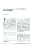 Nhìn lại công tác thu hút FDI ở Việt Nam những năm qua