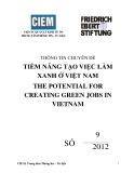 Thông tin chuyên đề Tiềm năng tạo việc làm xanh ở Việt Nam - The Potential for Creating Green Jobs in Vietnam