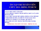 Bài giảng Ôn tập thi tuyển viên chức 2011- ĐHNLTP.HCM