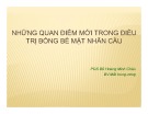 Bài giảng Những quan điểm mới trong điều trị bỏng bề mặt nhãn cầu