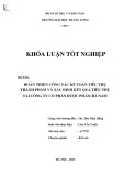 Khóa luận tốt nghiệp: Hoàn thiện công tác kế toán tiêu thụ thành phẩm và xác định kết quả tiêu thụ tại Công ty cổ phần Dược phẩm Hà Nam