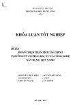 Khóa luận tốt nghiệp: Hoàn thiện phân tích tài chính tại Công ty Cổ phần Đầu tư và Công nghệ Xây dựng Việt Xanh