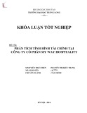 Khóa luận tốt nghiệp: Phân tích tình hình tài chính Công ty Cổ phần đầu tư My Way hospiyality