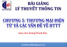 Bài giảng Lý thuyết thông tin: Chương 5 - Hoàng Thanh Hòa