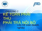 Bài giảng Kế toán tài chính III: Chương 2 - ĐH Kinh tế TP.HCM