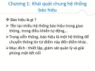 Bài giảng Hệ thống báo hiệu - Chương 1: Khái quát chung hệ thống báo hiệu