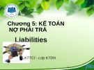 Bài giảng Kế toán tài chính I: Chương 5 - ĐH Kinh tế TP.HCM