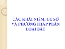 Bài giảng Khoa học đất cơ bản (Basic of Soil Science) - Chương 3: Phân loại đất