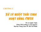 Bài giảng môn Công nghệ sinh học môi trường: Chương 2 - TS. Lê Quốc Tuấn