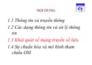 Bài giảng môn học Truyền số liệu: Chương 1 (phần 2) - CĐ Kỹ thuật Cao Thắng