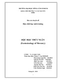 Báo cáo chuyên đề Độc chất học môi trường: Độc học thủy ngân (Ecotoxicology of Mercury)