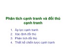 Bài giảng Phân tích và đối thủ cạnh tranh