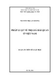 Luận án Tiến sĩ Luật học: Pháp luật về trị giá hải quan ở Việt Nam