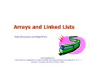 Data Structures and Algorithms: Arrays and Linked Lists