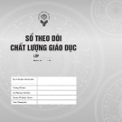 Sổ theo dõi chất lượng giáo dục (dành cho giáo viên bộ môn)