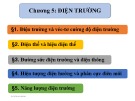 Bài giảng Chương 5: Điện trường