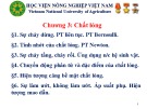 Bài giảng Vật lý đại cương: Chương 3 - Chất lỏng