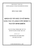 Luận văn Thạc sĩ Khoa học Ngữ văn: Khảo sát tố chất ẩn sĩ trong sáng tác của Đào Uyên Minh và Nguyễn Bỉnh Khiêm