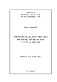 Luận văn Thạc sĩ Triết học: Ảnh hưởng của đạo đức Phật giáo đối với đạo đức thanh niên ở Việt Nam hiện nay