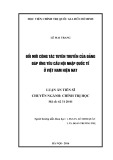 Luận án Tiến sĩ: Đổi mới công tác tuyên truyền của Đảng đáp ứng yêu cầu hội nhập quốc tế ở Việt Nam hiện nay