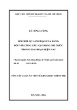 Tóm tắt Luận án Tiến sĩ Khoa học chính trị: Đổi mới sự lãnh đạo của Đảng đối với công tác vận động trí thức trong giai đoạn hiện nay